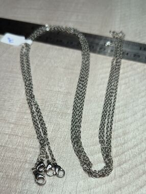 ⛓️ 4pc Stainless Steel Finished Cable Chain Necklace Set (19-Inch) ⛓️ #2